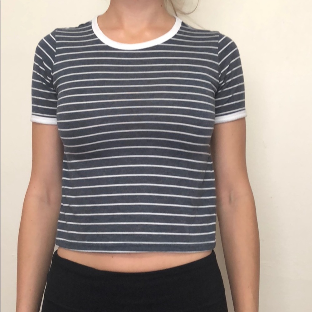 Topshop cropped tee
